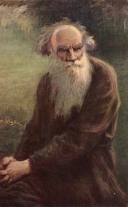 Retrato del autor León N. Tolstoy de Jan Styka