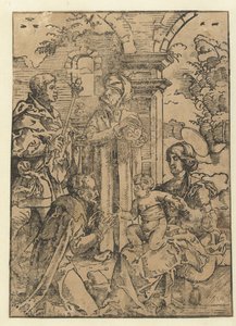 Adoración de los Reyes Magos
Escenas de la vida de Cristo (título de la serie) de Jan Swart Van Groningen