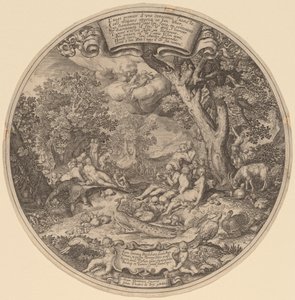 La Edad de Oro de Jan Theodor de Bry after Abraham Bloemaert after Nicolaes