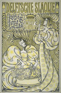 Póster para Aceite de Ensalada Delft, pub.1894 de Jan Toorop