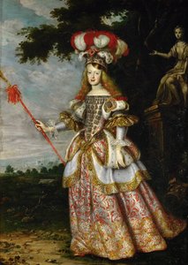 Margarita Teresa, Infanta de España 1651-1673, en un traje teatral, 1667