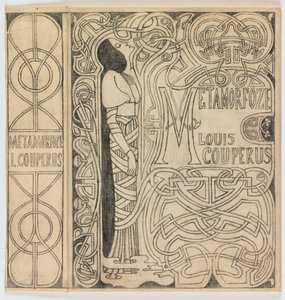 Diseño de encuadernación para: Louis Couperus, Metamorfoze, 1897 de Jan Toorop