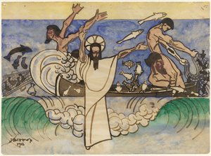 La pesca milagrosa de Jan Toorop