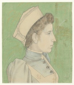 Retrato de la enfermera Nelly
Retrato de Nelly Goudkade de Jan Toorop