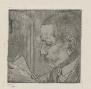 Retrato de Aegidius Timmerman de Jan Toorop