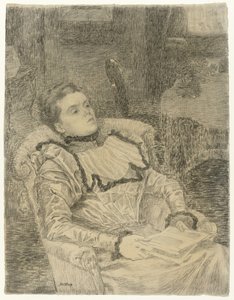 Retrato de Annie Toorop de Jan Toorop