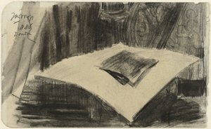Imprimir en un fondo oscuro de Jan Toorop