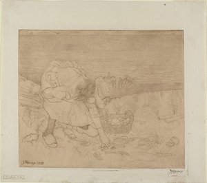 Niño con sarampión de Jan Toorop