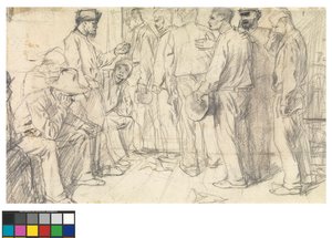 Huelguistas de Jan Toorop