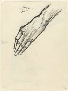 Estudio de una mano de Jan Toorop