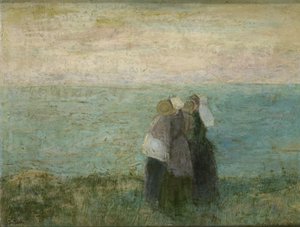 Mujeres junto al mar