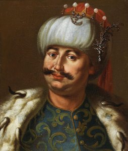 Juan III Sobieski, Rey de Polonia, vestido como un sultán otomano