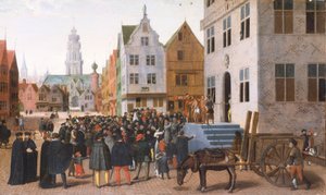 Ecce Homo (óleo sobre madera) de Jan Van Wechelen