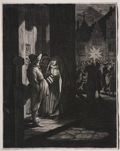 Estrella de Reyes, Una pieza nocturna, 1630 de Jan Van de Velde
