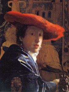 Niña con sombrero rojo, c.1665