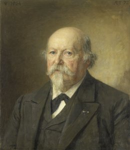Johan Philip van der Kellen (1831-1906). Director de la Imprenta del Estado (1876-96) de Jan Veth (signed by artist)