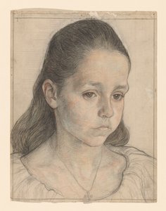 Retrato de una niña Kolkman de Jan Veth
