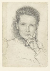 Estudio para el retrato de la Sra. K.C. Boxman-Winkler de Jan Veth