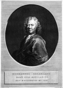 Herman Boerhaave, grabado por Jacobus Houbraken