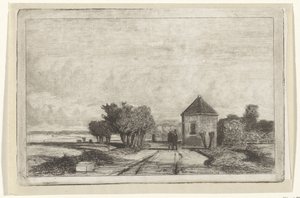 Vista del Schenkweg con la Cúpula de Jan Weissenbruch