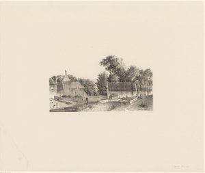 Vista de un castillo y blanquear la ropa