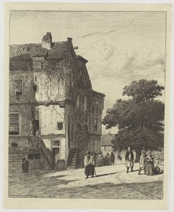 Vista de una calle en Amsterdam