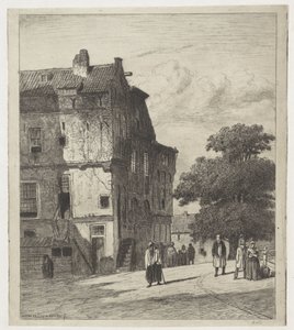 Vista de una calle en Amsterdam