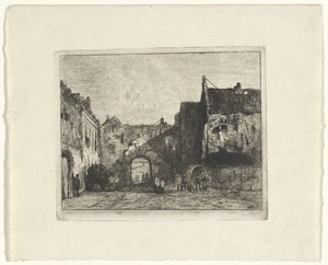 Vista del Binnenhof de Jan Weissenbruch