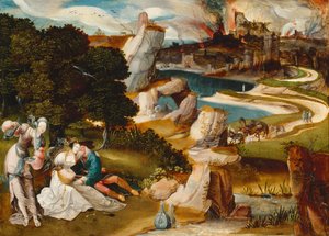 Lot y sus hijas, 1523 de Jan Wellens de Cock