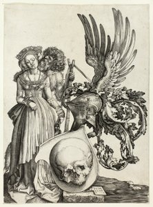 Escudo con calavera