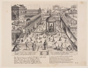 Composita,de Theatrum Vitae Humanae (Las Edades del Hombre) de Jan Wierix