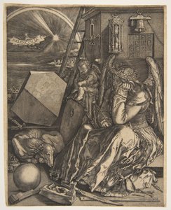 Melancolía I copia, 1602 de Jan Wierix
