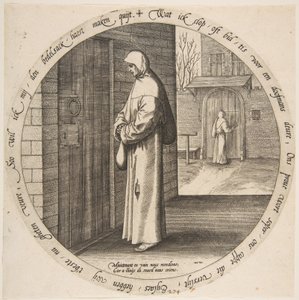 En vano se pide en la puerta del sordo, de Doce proverbios flamencos, ca. 1568