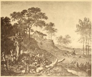 Paisaje con granja de Jan Wijnants