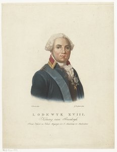 Retrato de Luis XVIII, Rey de Francia
