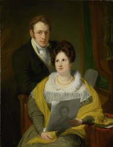Retrato de una mujer y un hombre de Jan Willem Pieneman