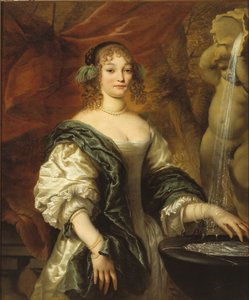 Retrato de una joven en una fuente, segunda mitad del siglo XVII de Jan de Baen