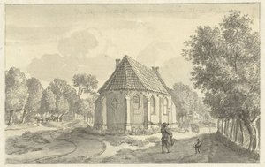 La iglesia de Helsdingen, cerca de Vianen de Jan de Beijer