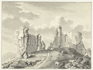 Restos del castillo Kranendonk de Jan de Beijer