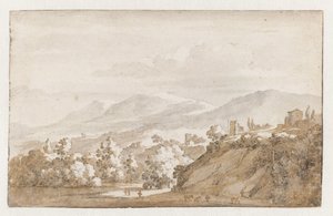 Paisaje montañoso en Italia de Jan de Bisschop