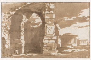 Parte de los baños de Diocleciano y S. Bernardo alle Terme de Jan de Bisschop