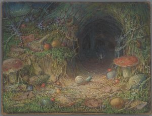 Bajo el viejo árbol de Jan de Boer (signed by artist)