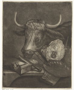 Atributos del Gremio de San Lucas, 1735