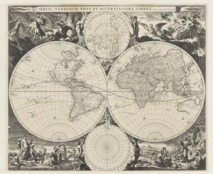 Mapa del mundo de Jan de Visscher