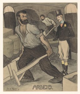 Arbeid (título sobre objeto) de Jan de Waardt (signed by artist)