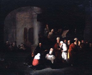 La presentación en el templo de Jan the Elder (manner of) Lievens