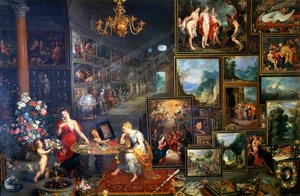 Alegoría de la Vista y el Olfato, c1590-1625 de Jan the Elder Brueghel