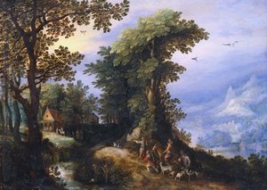Regreso de la caza de Jan the Elder Brueghel