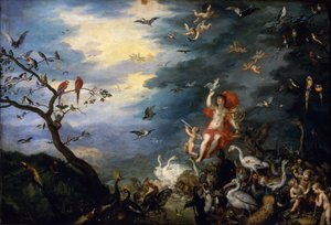 La Alegoría del Aire, de una serie sobre la "Alegoría de los Elementos", 1621