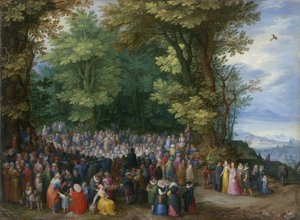 El Sermón de la Montaña de Jan the Elder Brueghel